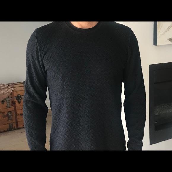 Armani Collezioni Other - Men’s black textured Armani sweater